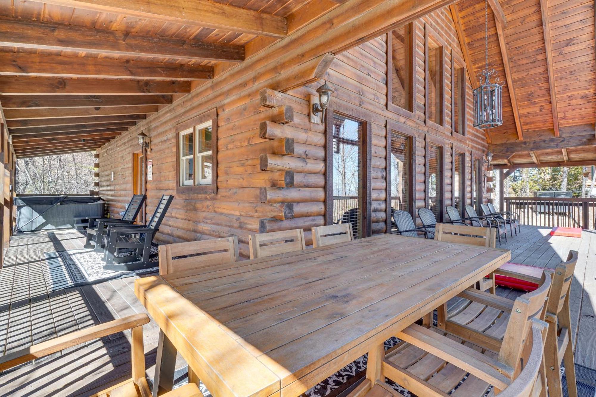 Sevierville Cabin With Deck Minutes To Pigeon Forge Zewnętrze zdjęcie